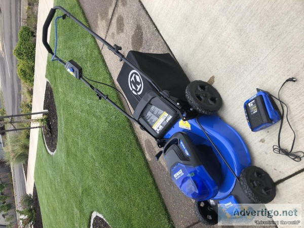 40 volt battery 20&rdquo push lawn mower