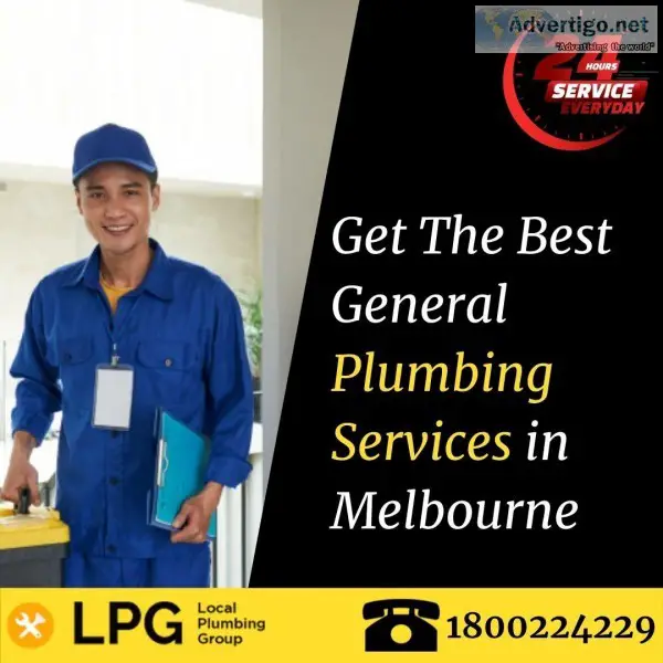 Get The Best General Plumbing Services in Melbourne