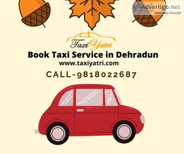 Book Outstation Taxi Service in Dehradun