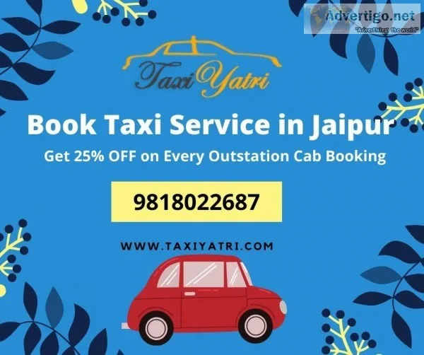 Book Taxi Service in Jaipur For Local and Outstation Rides