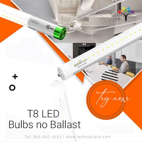 Buy T8 LED bulbs no ballast For residential or commercial