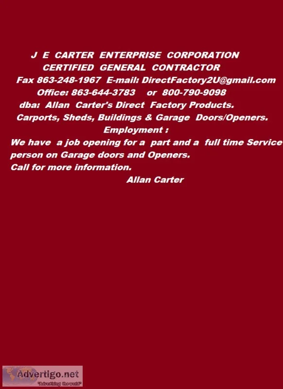 Garage Door service