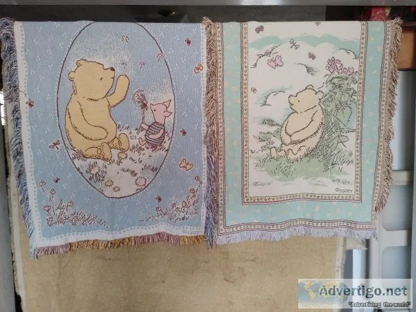 Vintage Winnie The Pooh Nursery Blankets