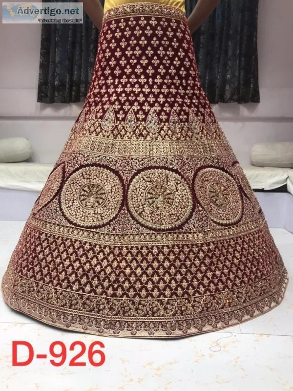 2021 beautiful designer bridal lehenga now in Chandni Chowk.