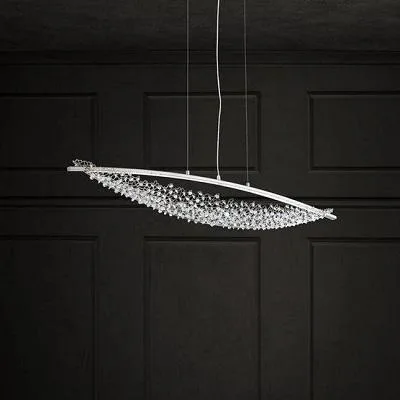 Buy Schonbek SHK300 Amaca 2 Light Stainless Steel Pendant   Chan