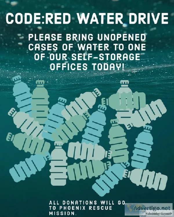 Water Bottle Donations Accepted