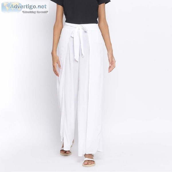 Buy Latest Ladies Palazzo Pants Online Shopping in India  Oxollo