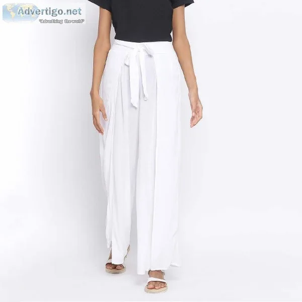 Buy Latest Ladies Palazzo Pants Online Shopping in India  Oxollo
