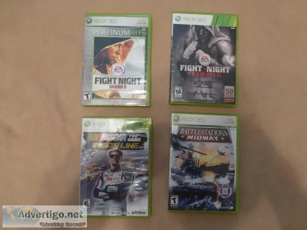 4 xbox 360 games