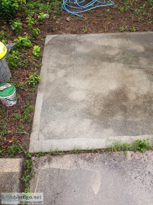 Exterior Concrete Cleaning