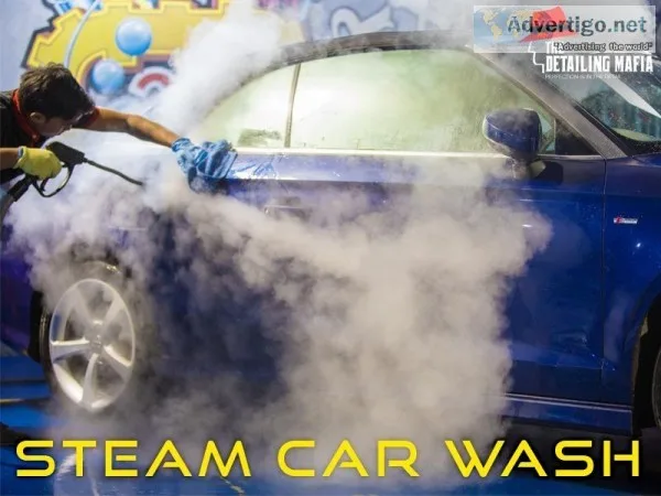 Steam wash also disinfects the car&rsquos various surface