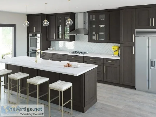 Forevermark Townsquare Grey Kitchen Cabinets For Sale