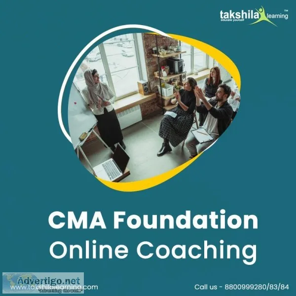 Takshila Learning offers best online classes for CMA foundation