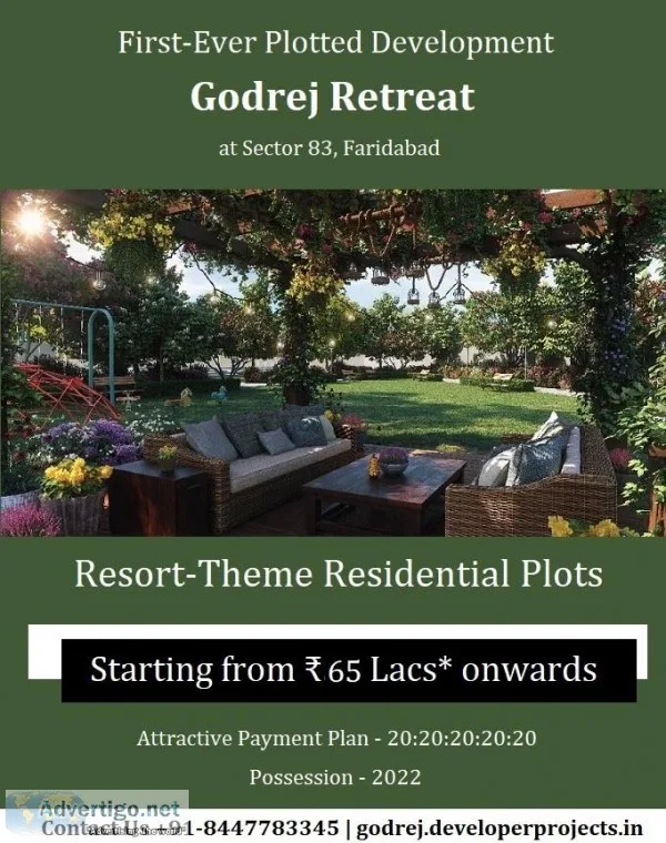 Godrej Retreat  An All Inclusive Lifestyle  At Sector 83 Faridab