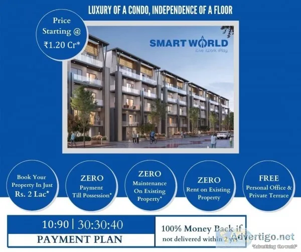 Smart World Low Rise Floors - A Way Of Life
