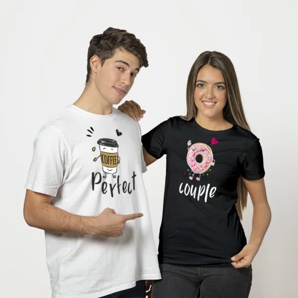 Printed couple tees
