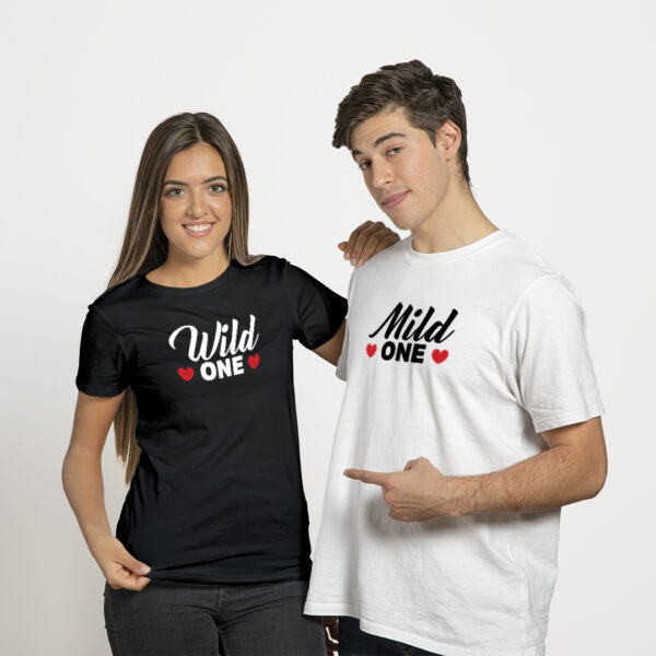 Printed couple tees