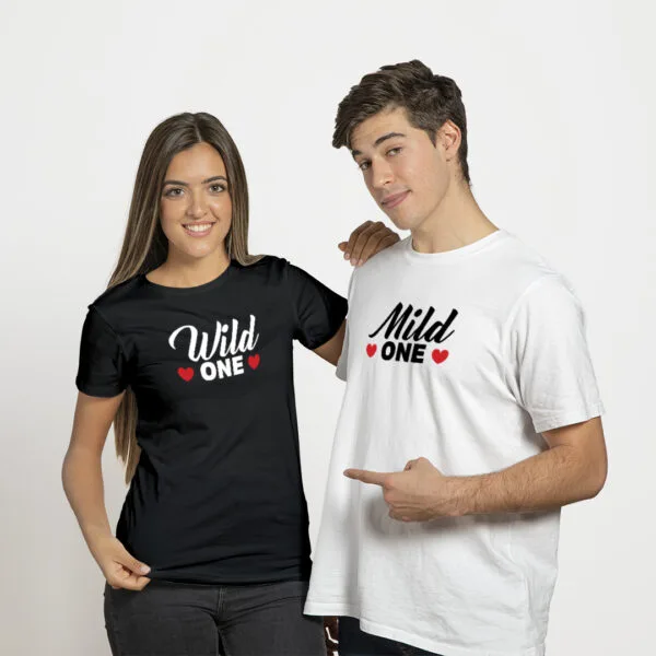 Printed couple tees