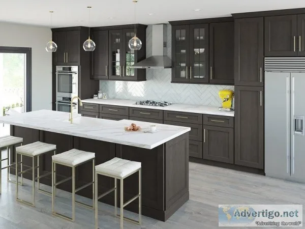 Forevermark Townsquare Grey Kitchen Cabinets For Sale