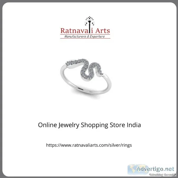 Buy Silver Rings Online India  Online Jewelry Shopping Store Ind