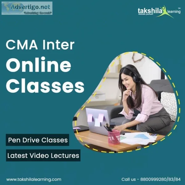 Best online classes for CMA intermediate by Takshila Learning