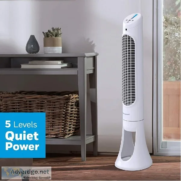 NEW Honeywell Quiet Set Tower Fan w remote control. NEW 80.