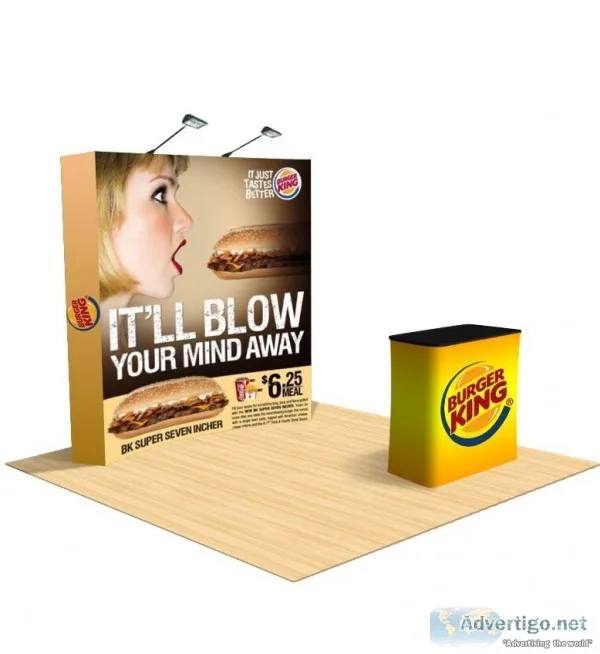 Pop Up Trade Show  Booths with Portable Designs for Trade Shows