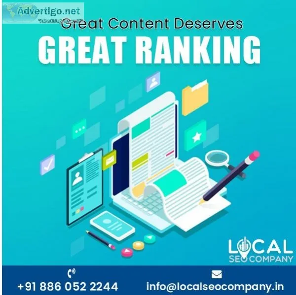 Local SEO Company provides the Best Content Writing Service in I