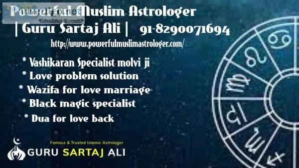 Muslim astrologer in india, +91-8290071694, india