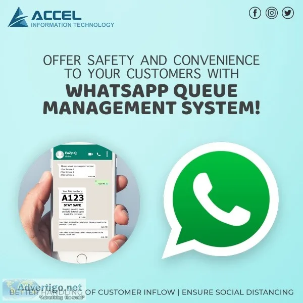 Whatsapp queue management system