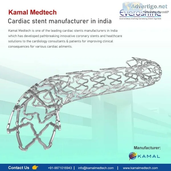 Kamal medtech-pioneer of cardiac stent manufacturer in india