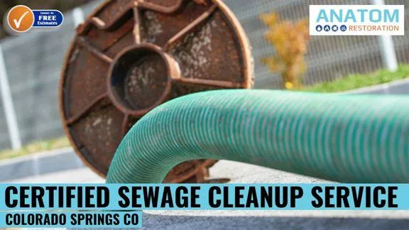 Certified Sewage Cleanup Service in Colorado Springs CO