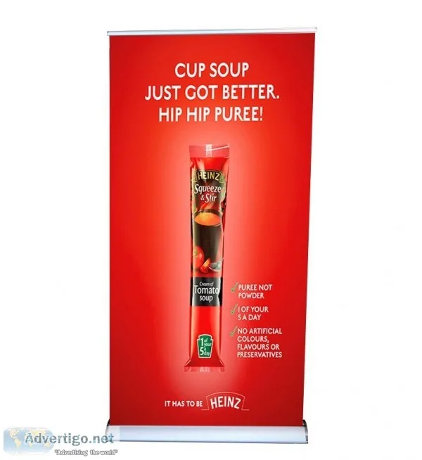 Roll Up Banner Stand  Available In a Variety Of Sizes - Tent Dep