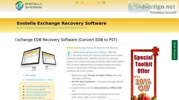 Enstella edb to pst converter