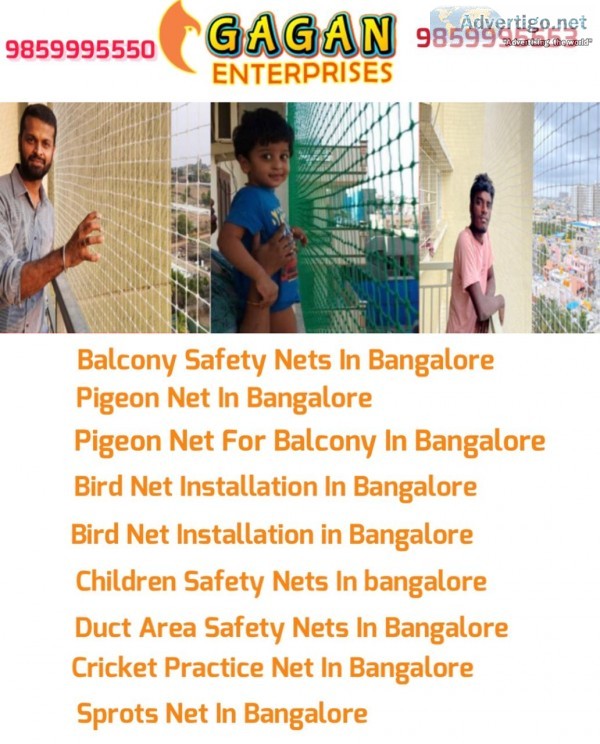 Balcony safety nets charge in bangalore