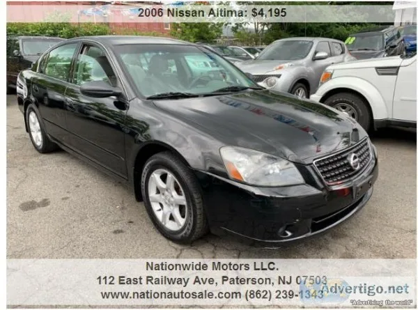 2006 Nissan Altima 2.5 S 4dr Sedan wAutomatic    4195