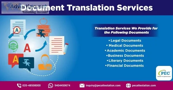 PEC  translation services in Noida