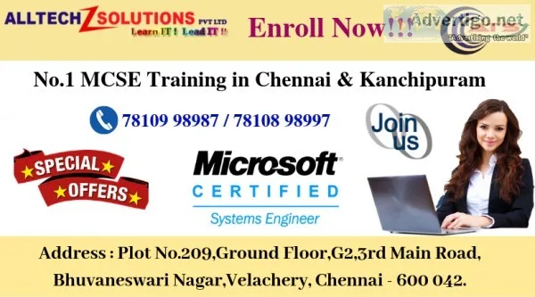 MCSE  Training Institute with Placement in Chennai