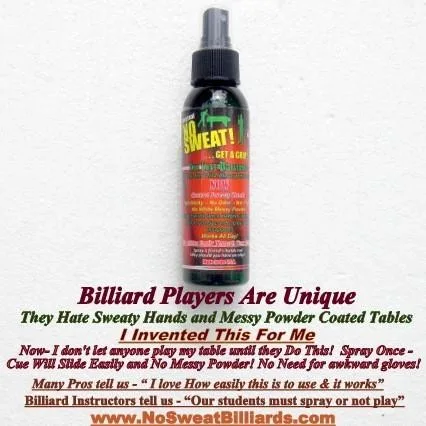 www.NoSweatBilliards .com