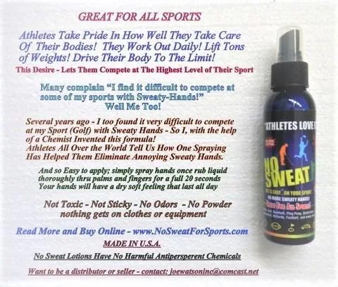 www.NoSweatForSports .Com