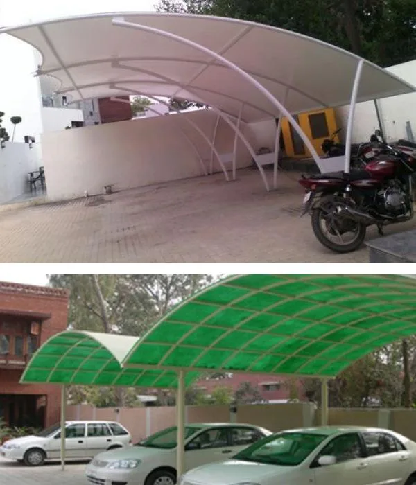 Designer and Durable Car Parking Shed for Vehicle Protection