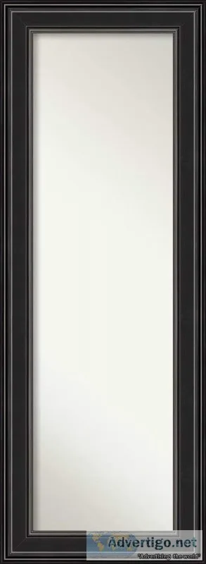 wallstanding black frame mirror