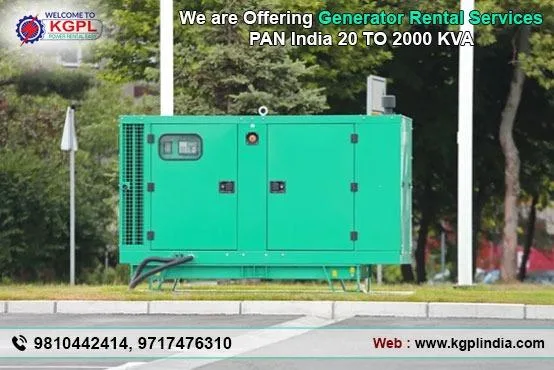 Generators on Rentail service