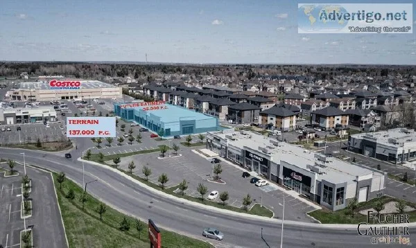 New commercial space 5000 to 30000 sqft for rent Drummondville