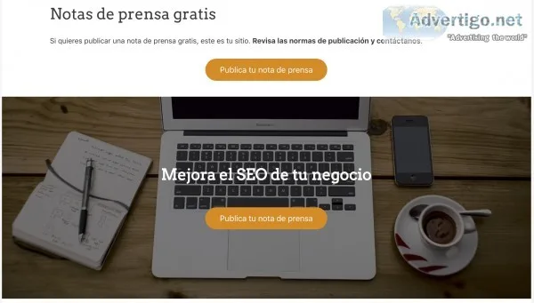 Publica tu nota de prensa gratis