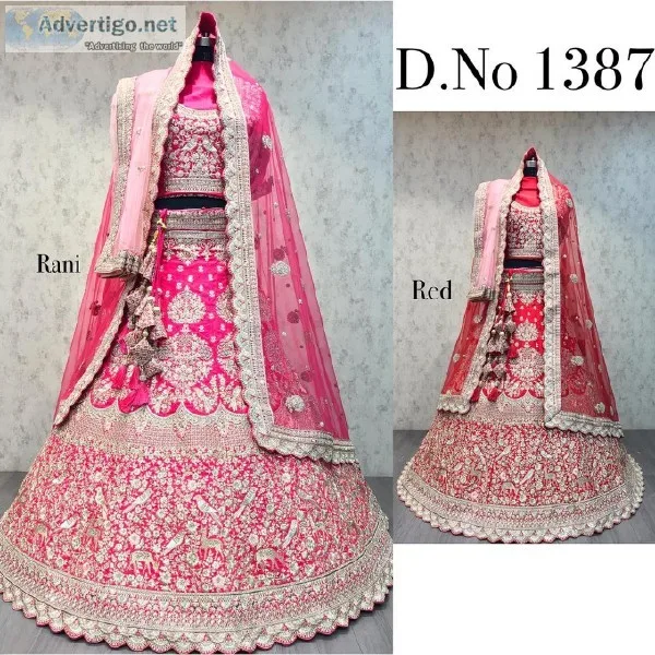 Wedding session special beautiful bridal lehenga collection in C