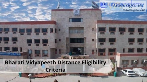 Bharati Vidyapeeth Distance Eligibility Criteria