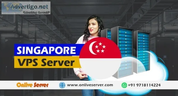 Get advance feature with singapore vps hosting by onlive server