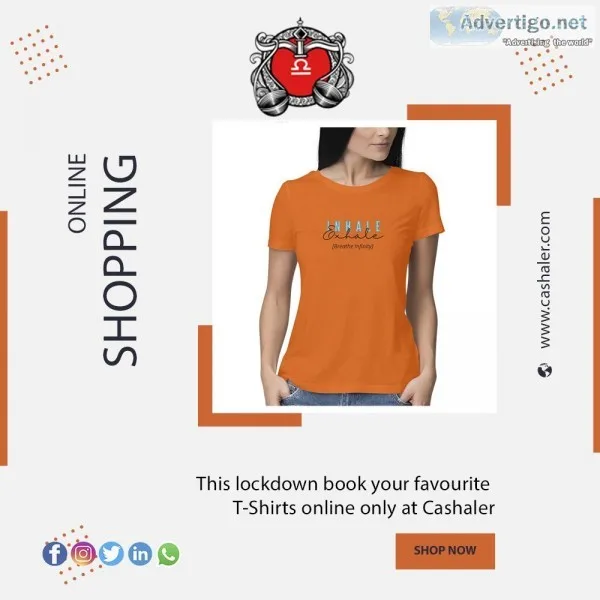 Buy T-shirts for Men&rsquos and Women&rsquos online  Cashaler