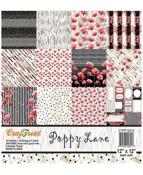 Craftreat Cute Cuddly Girl pattern paper pack